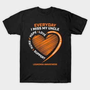 In Remembrance Loving Memory Of My Uncle Leukemia Awareness T-Shirt